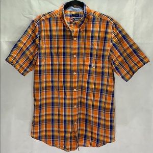 Chaos short sleeve easy care shirt size medium